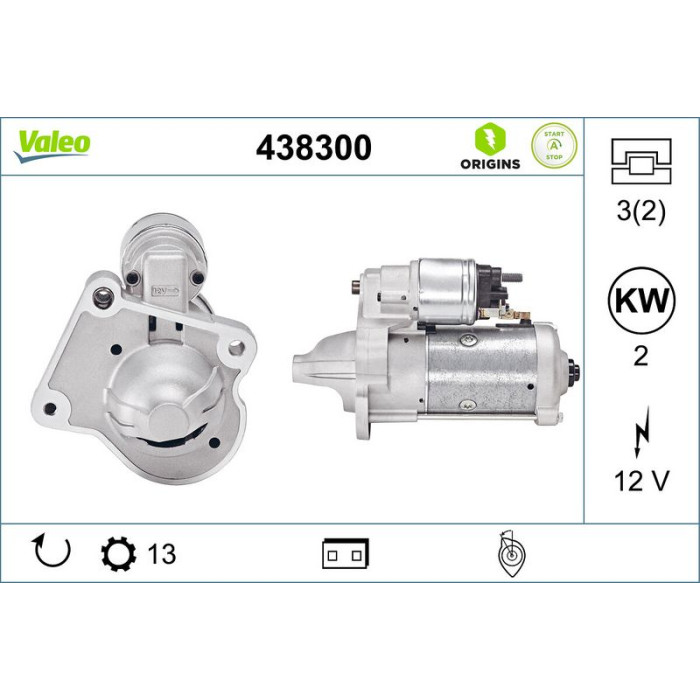 Valeo Anlasser 438300