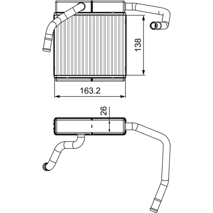 Valeo Wärmetauscher 811552
