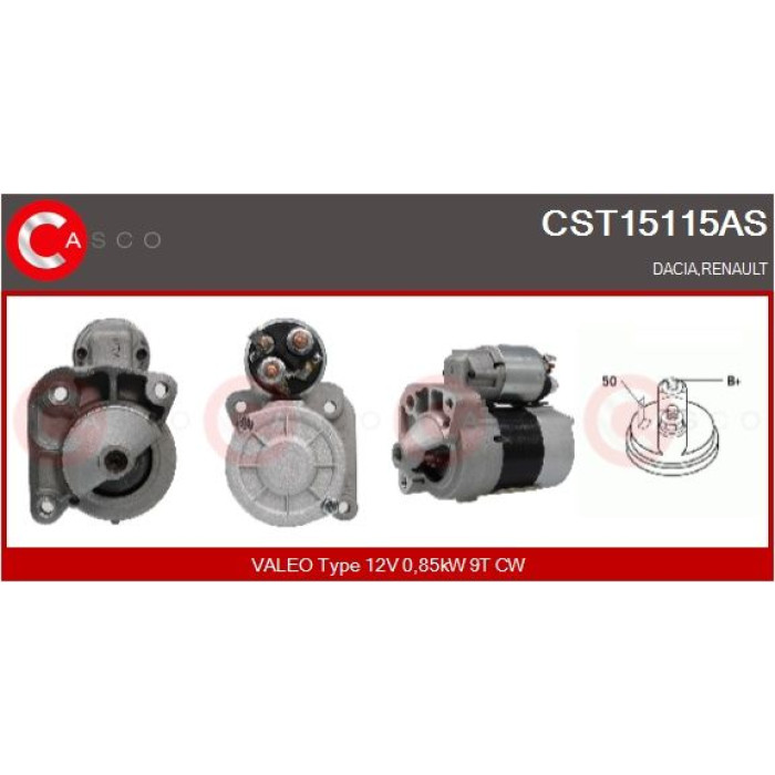 CASCO Anlasser CST15115AS CASCO Anlasser CST15115AS
