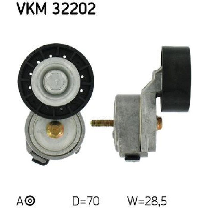 SKF Keilrippenriemen-Spannrolle VKM 32202 SKF Keilrippenriemen-Spannrolle VKM 32202