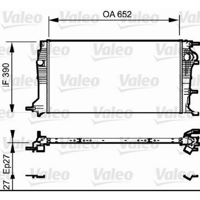 Valeo Motorkühler 735182