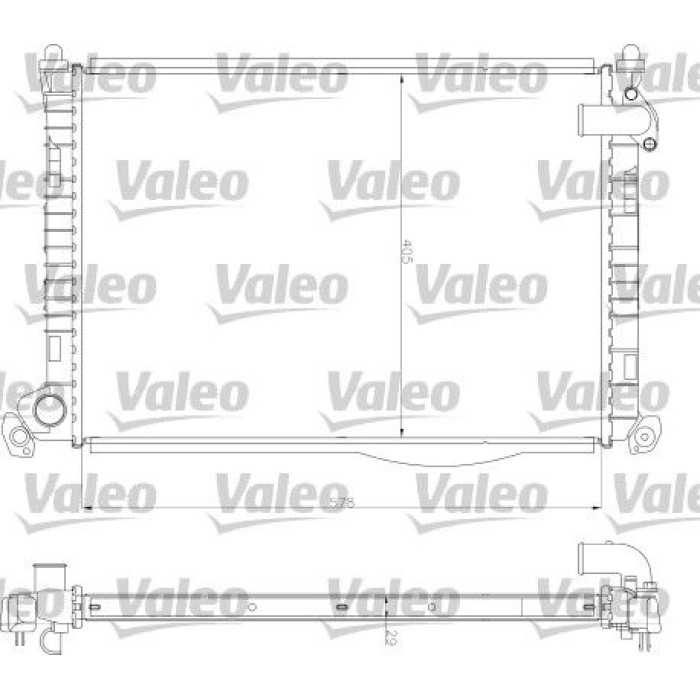 Valeo Motorkühler 734327