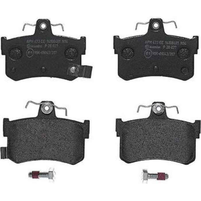 BREMBO Bremsklötze HA P 28 027 BREMBO Bremsklötze HA P 28 027