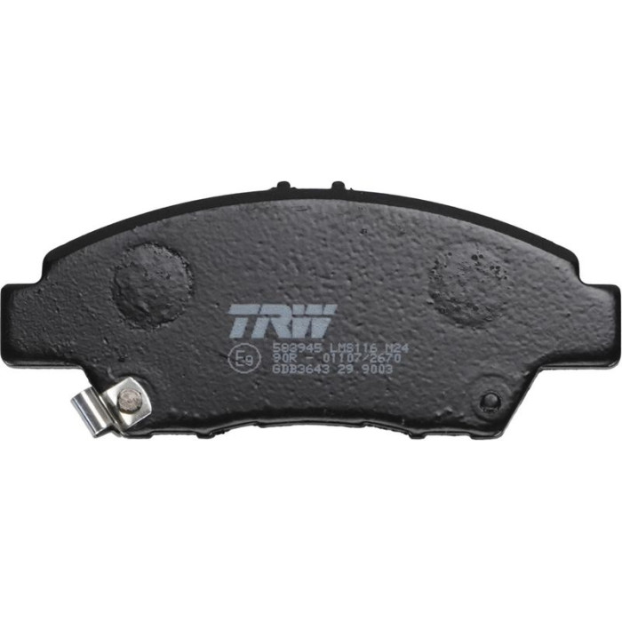 TRW Bremsbeläge Vorderachse GDB3643 TRW Bremsbeläge Vorderachse GDB3643
