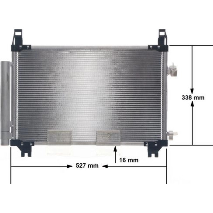 Kondensator, Klimaanlage AC 806 000S Kondensator, Klimaanlage AC 806 000S
