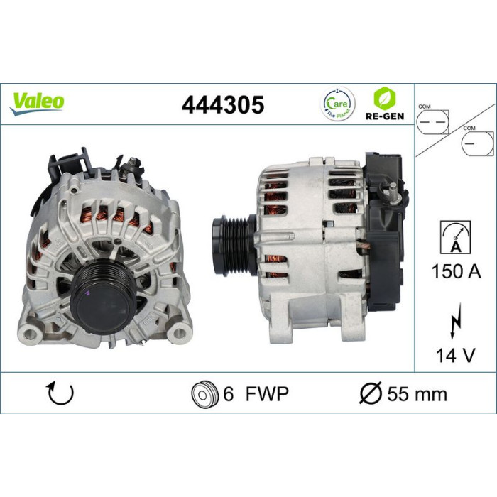 Valeo Lichtmaschine 444305 Valeo Lichtmaschine 444305