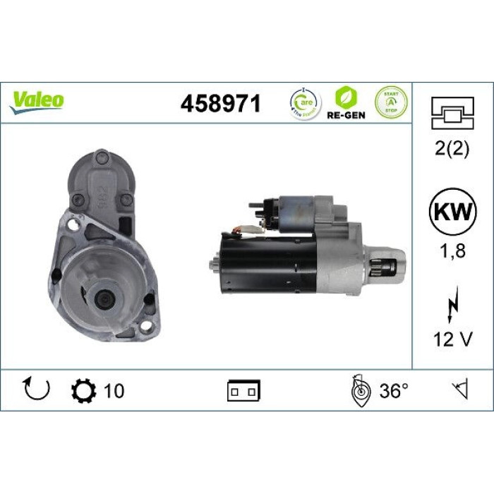 Valeo Anlasser 458971 Valeo Anlasser 458971
