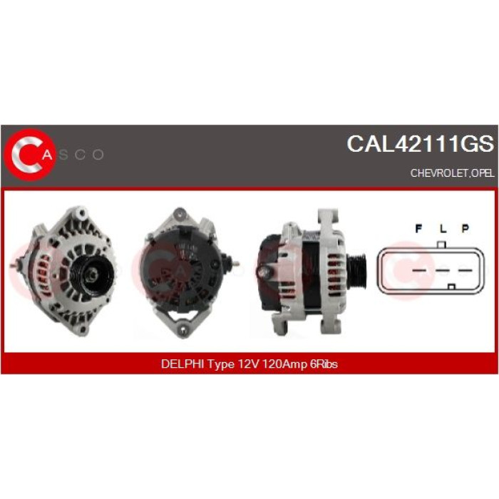 CASCO Generator CAL42111GS CASCO Generator CAL42111GS