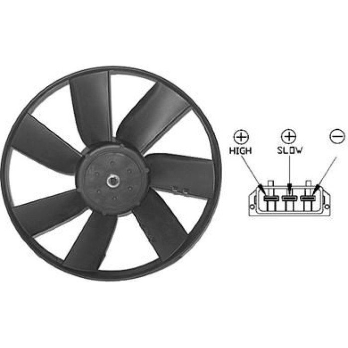 Van Wezel Kühlerlüfter 5880744 Van Wezel Kühlerlüfter 5880744