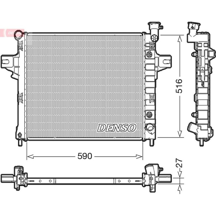 Denso Motorkühler DRM06031 Denso Motorkühler DRM06031