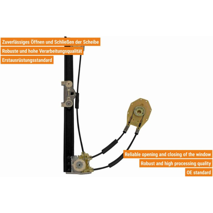 VAICO V20-9734 Fensterheber hinten links, ohne Motor, elektrisch VAICO V20-9734 Fensterheber hinten links, ohne Motor, elektrisch