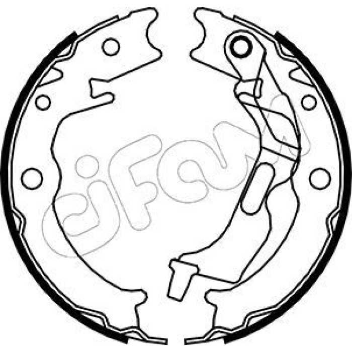 153-052 CIFAM Bremsbackensatz, Feststellbremse 153-052 153-052 CIFAM Bremsbackensatz, Feststellbremse 153-052