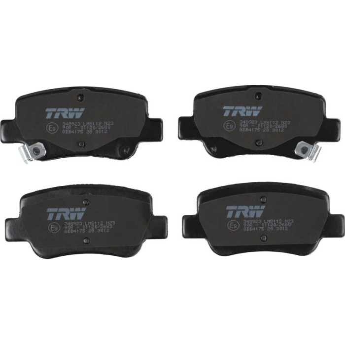 TRW Bremsbeläge Hinterachse GDB4175 TRW Bremsbeläge Hinterachse GDB4175