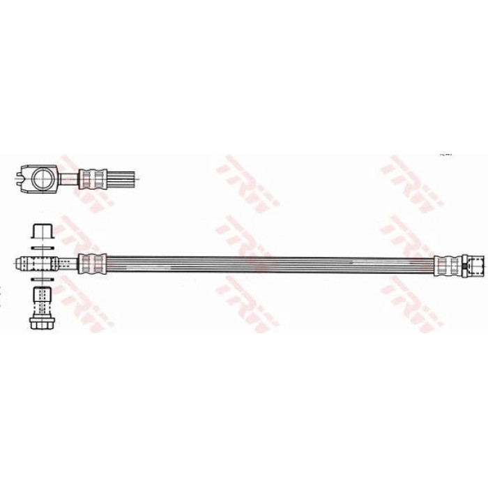 TRW Bremsschlauch PHD1015