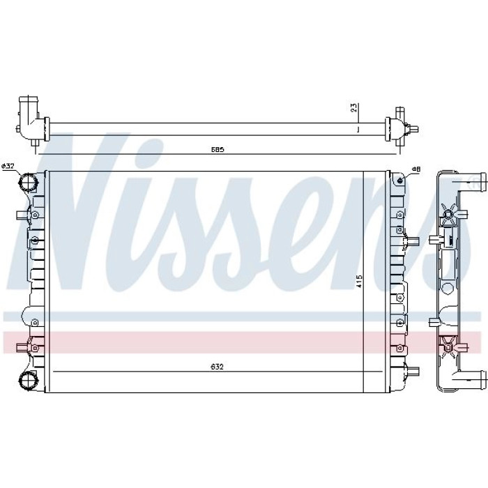 Nissens Wasserkühler PKW 65326