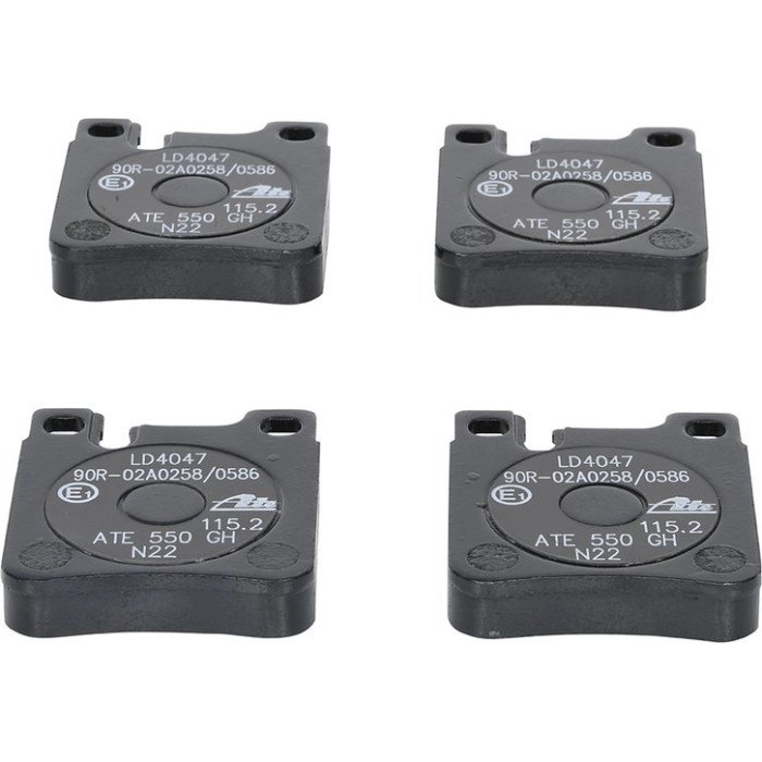 ATE Bremsbelagsatz Mercedes-Benz Hinterachse W124/W202/W203/W210/W220 91-08 Keramik 13.0470-4047.2