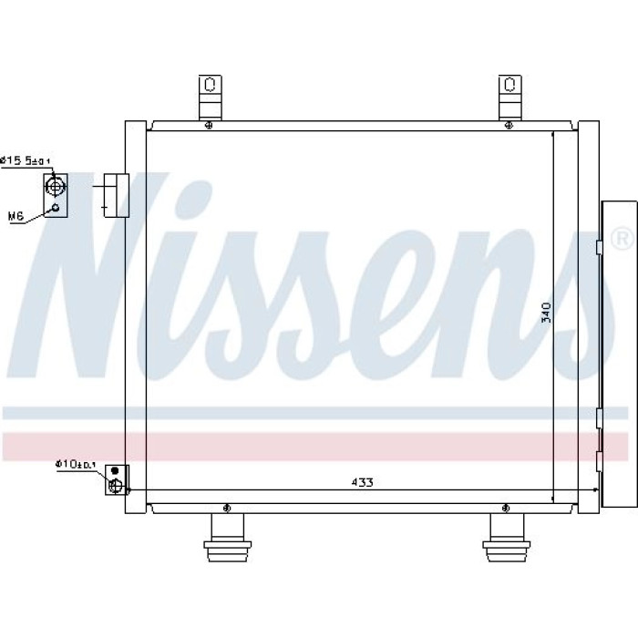 Nissens Klimakondensator PKW 940193 Nissens Klimakondensator PKW 940193