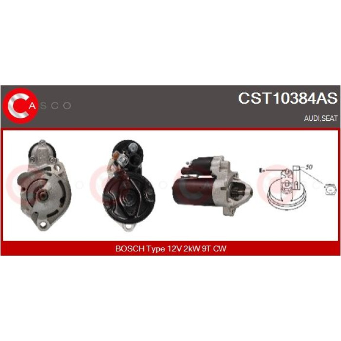 CASCO Anlasser CST10384AS CASCO Anlasser CST10384AS