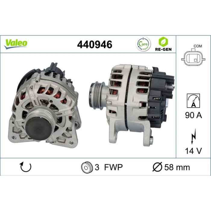 Valeo Lichtmaschine 440946 Valeo Lichtmaschine 440946