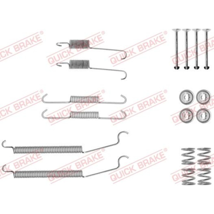 Quick Brake Zubehörsatz für Trommelbremsbacken 105-0039 Quick Brake Zubehörsatz für Trommelbremsbacken 105-0039
