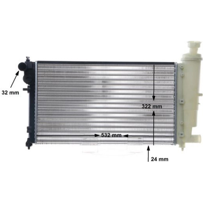 MAHLE Kühler, Motorkühlung CR 467 000S MAHLE Kühler, Motorkühlung CR 467 000S