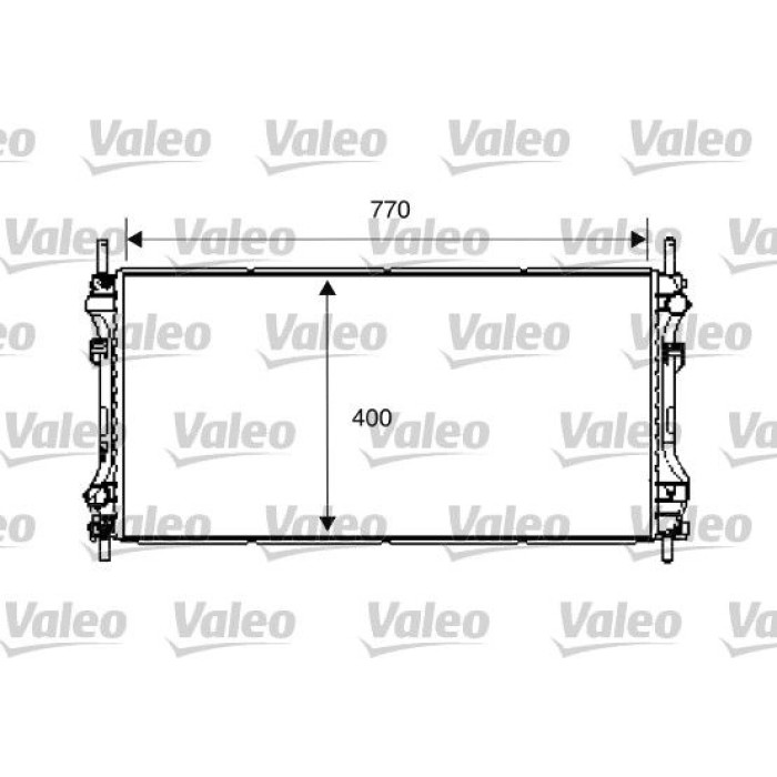 Valeo Motorkühler 734292 Valeo Motorkühler 734292