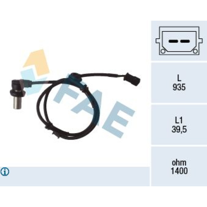 FAE Sensor, Raddrehzahl 78071 FAE Sensor, Raddrehzahl 78071
