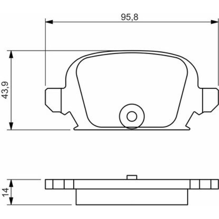 Bosch Bremsbelagsatz 0 986 494 340 Bosch Bremsbelagsatz 0 986 494 340