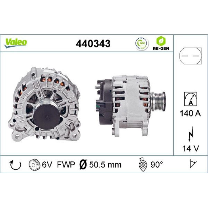 Valeo Lichtmaschine 440343