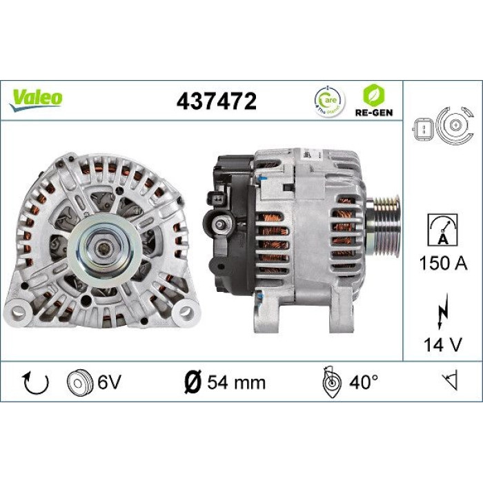 Valeo Lichtmaschine 437472 Valeo Lichtmaschine 437472