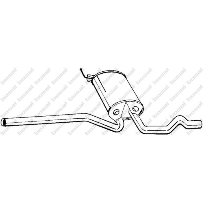 Bosal Schalldämpfer 282-703 Bosal Schalldämpfer 282-703