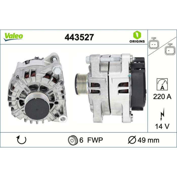 Valeo Lichtmaschine 443527