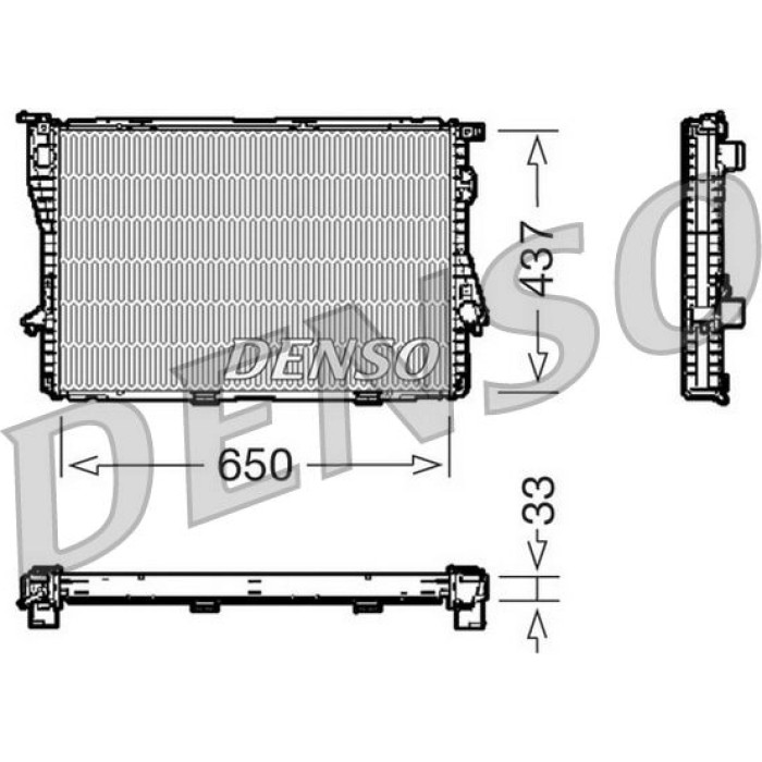 Denso Motorkühler DRM05067 Denso Motorkühler DRM05067
