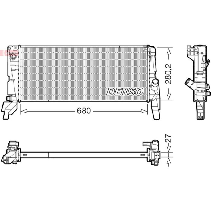 Denso Motorkühler DRM05074 Denso Motorkühler DRM05074