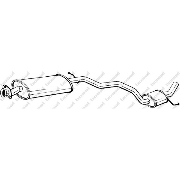 Bosal Schalldämpfer 284-111 Bosal Schalldämpfer 284-111