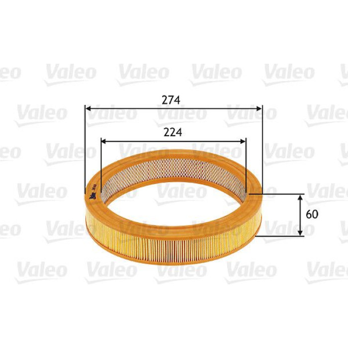 585619 Valeo Luftfilter 585619 585619 Valeo Luftfilter 585619