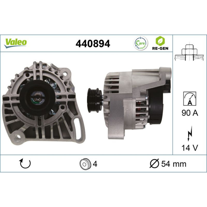 Valeo Lichtmaschine 440894 Valeo Lichtmaschine 440894