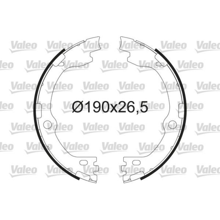 Valeo Bremsbacken 564211