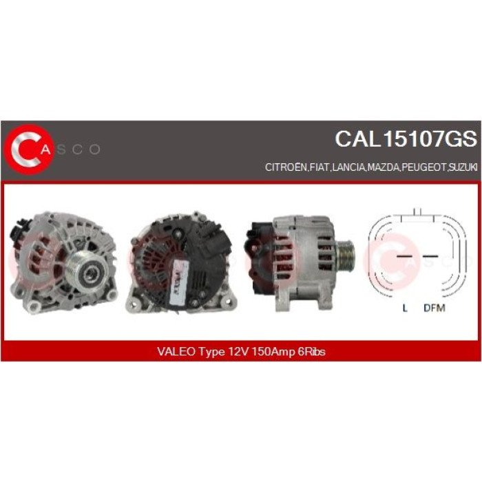 CASCO Generator CAL15107GS CASCO Generator CAL15107GS