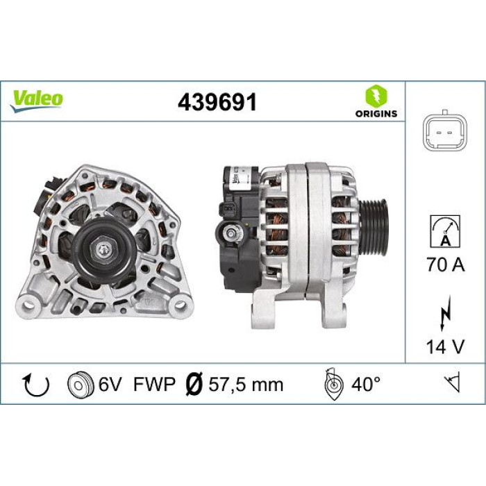 Valeo Lichtmaschine 439691 Valeo Lichtmaschine 439691