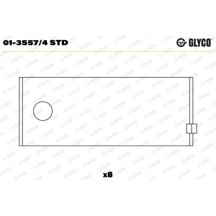 GLYCO Pleuellager 01-3557/4 STD GLYCO Pleuellager 01-3557/4 STD