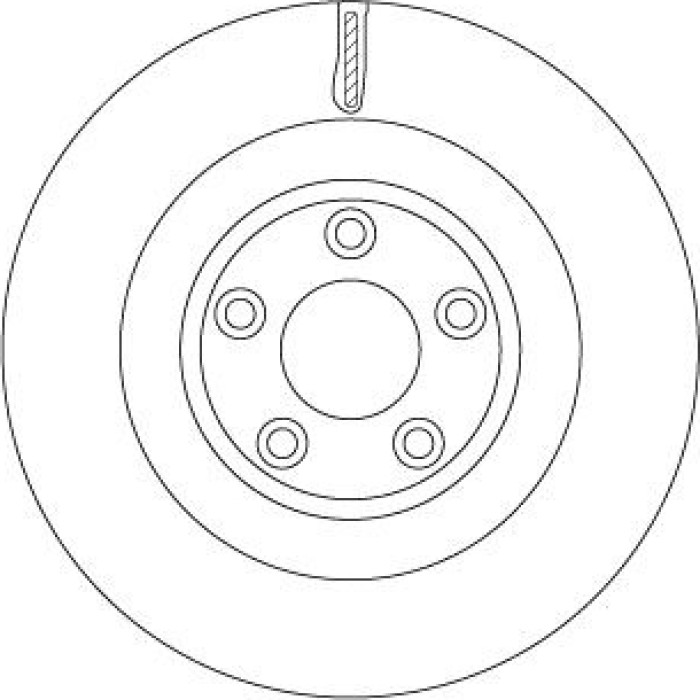 TRW Bremsscheibe Hinterachse DF6816S TRW Bremsscheibe Hinterachse DF6816S