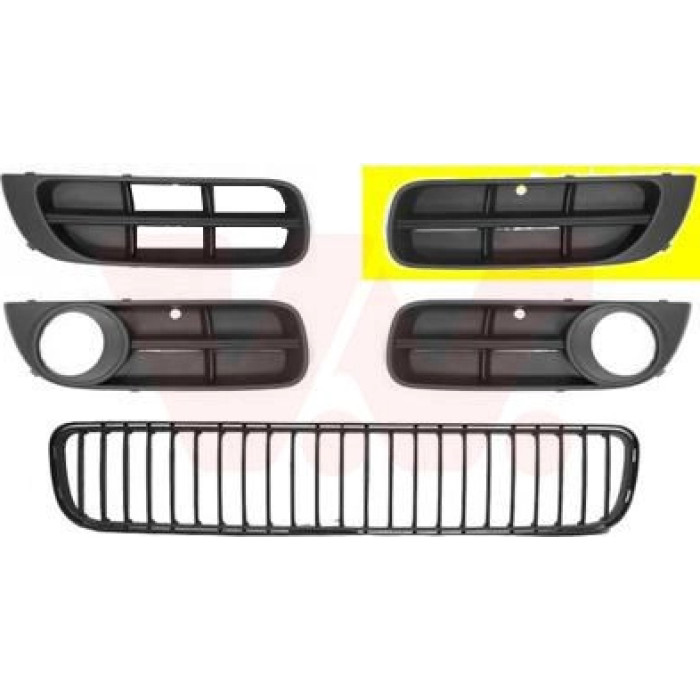 Van Wezel Stoßfänger-Lüftungsgitter 7627591 Van Wezel Stoßfänger-Lüftungsgitter 7627591