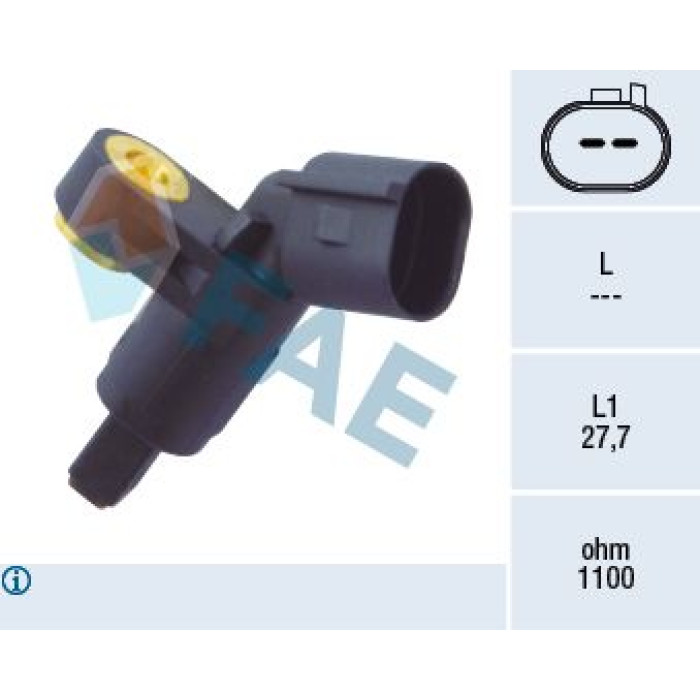 FAE Sensor, Raddrehzahl 78020 FAE Sensor, Raddrehzahl 78020