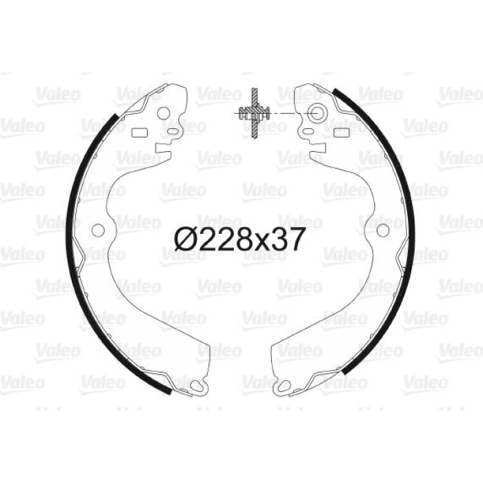 Valeo Bremsbacken 564195