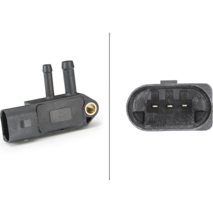 HELLA Sensor, Abgasdruck 6PP 009 409-261 HELLA Sensor, Abgasdruck 6PP 009 409-261