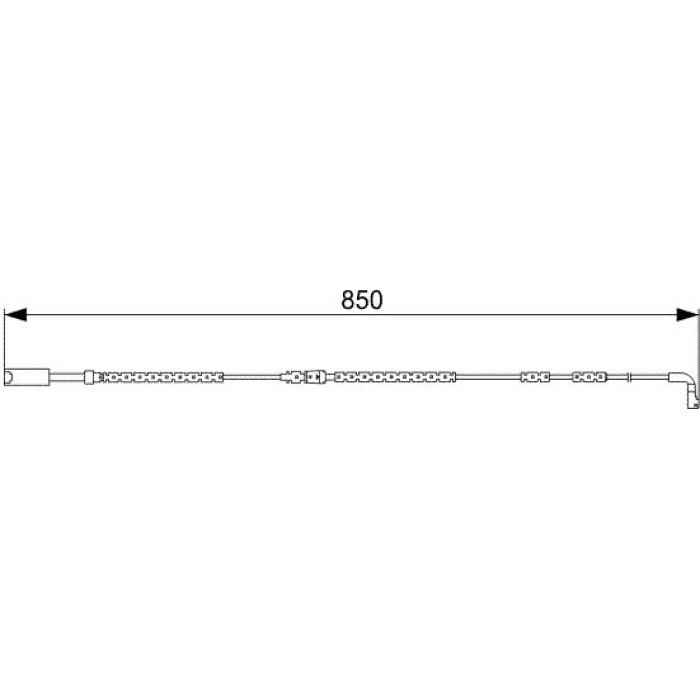 Bosch Bremsbelagverschleißsensor 1987473030 Bosch Bremsbelagverschleißsensor 1987473030