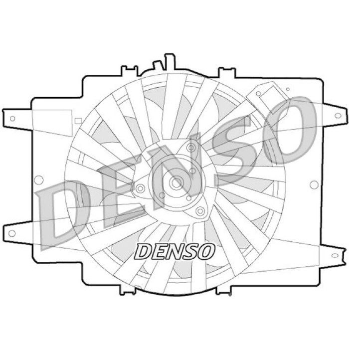 Denso Elektrischer Lüfter p106saxo DER21020 Denso Elektrischer Lüfter p106saxo DER21020