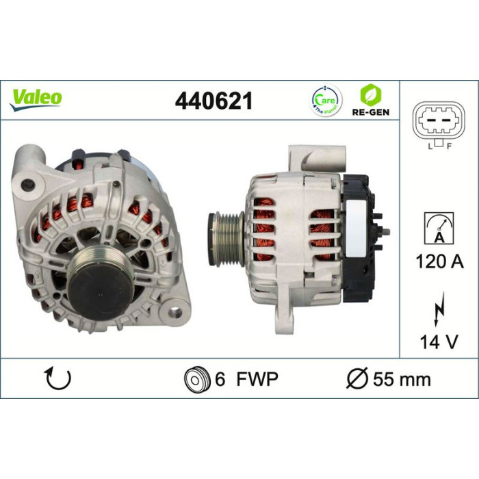 Valeo Lichtmaschine 440621 Valeo Lichtmaschine 440621