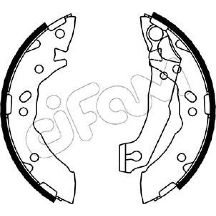 CIFAM Bremsbackensatz 153-169 CIFAM Bremsbackensatz 153-169